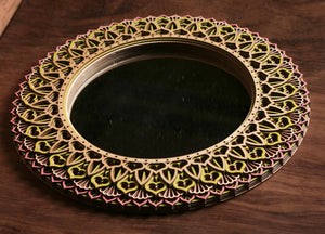 Garland Mirror - Qreative Qick Mirror | Wooden Mirror | Vintage Mirror | Mirrors to Gift | Kids Mirror | Decor mirror | Wall mirror