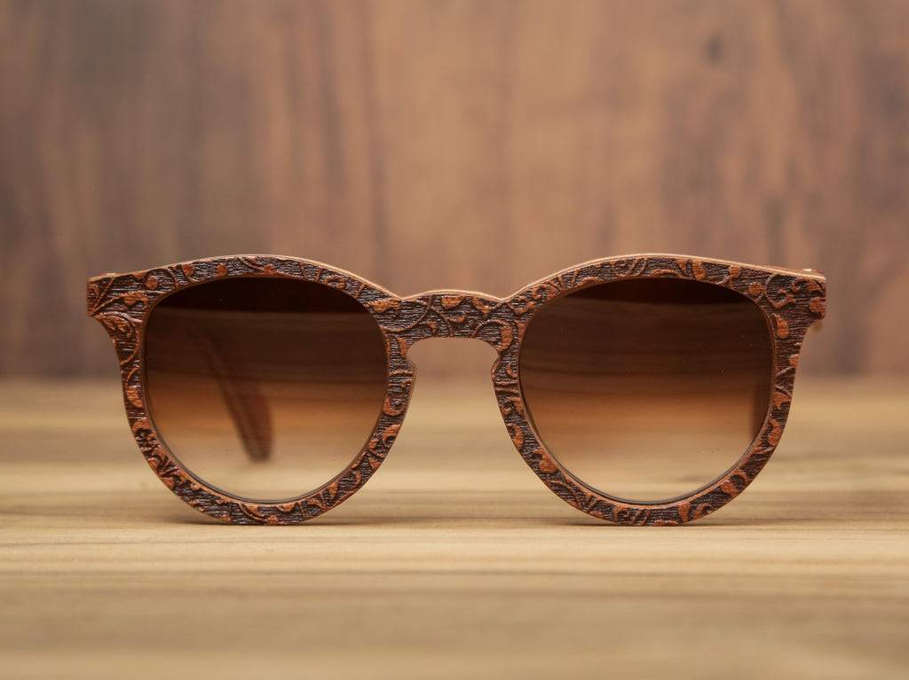 Floral Sonnet | Wooden Sunglasses | Wood Prescription Frame | QQ frames