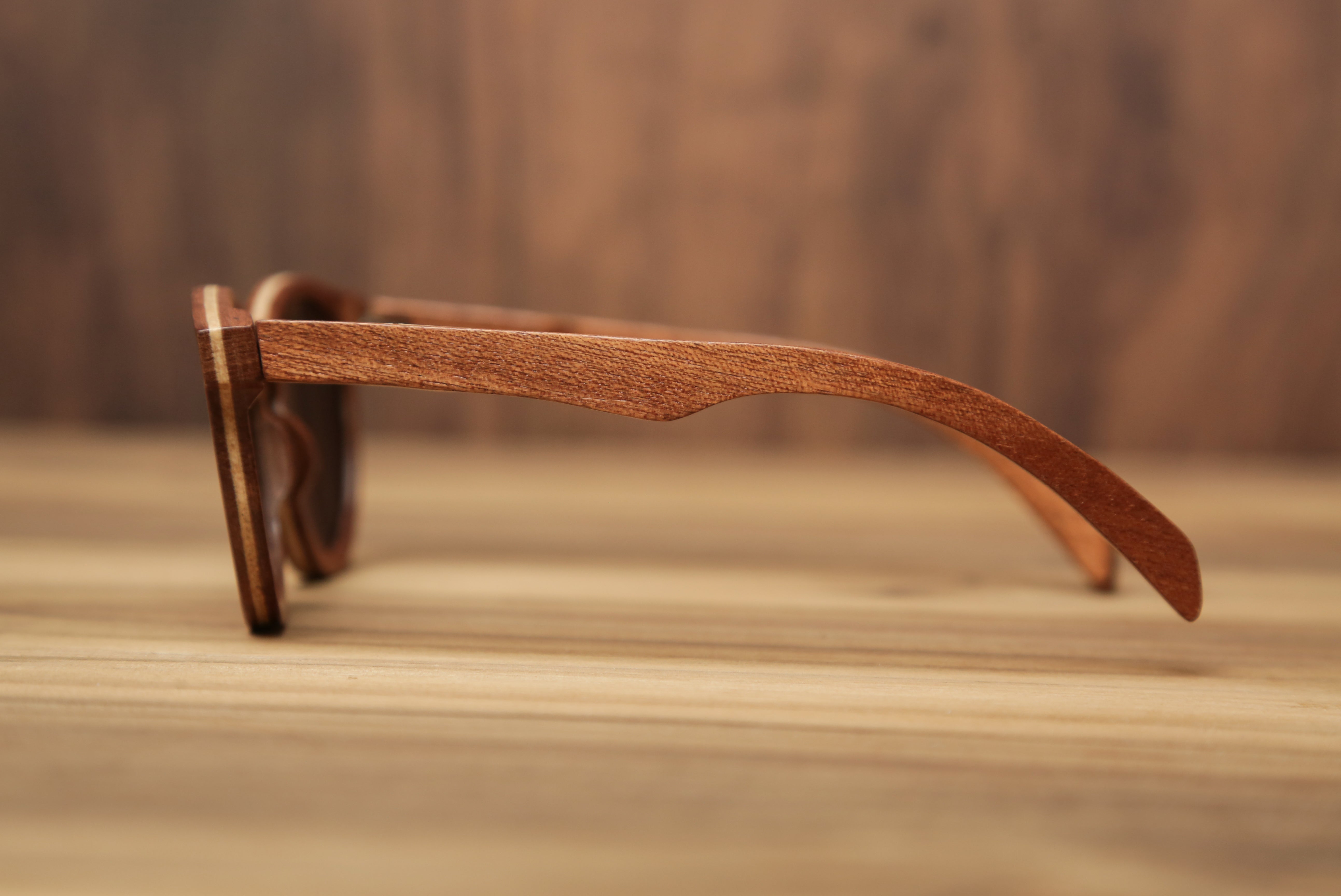 Sonnet Sapeli  | Wooden Sunglasses | Wood Prescription Frame | QQ frames