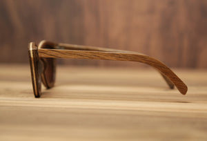 Weed Smoked Oak | Wooden Sunglasses | Wood Prescription Frame | QQ frames