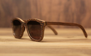 Floral Weed | Wooden Sunglasses | Wood Prescription Frame | QQ frames