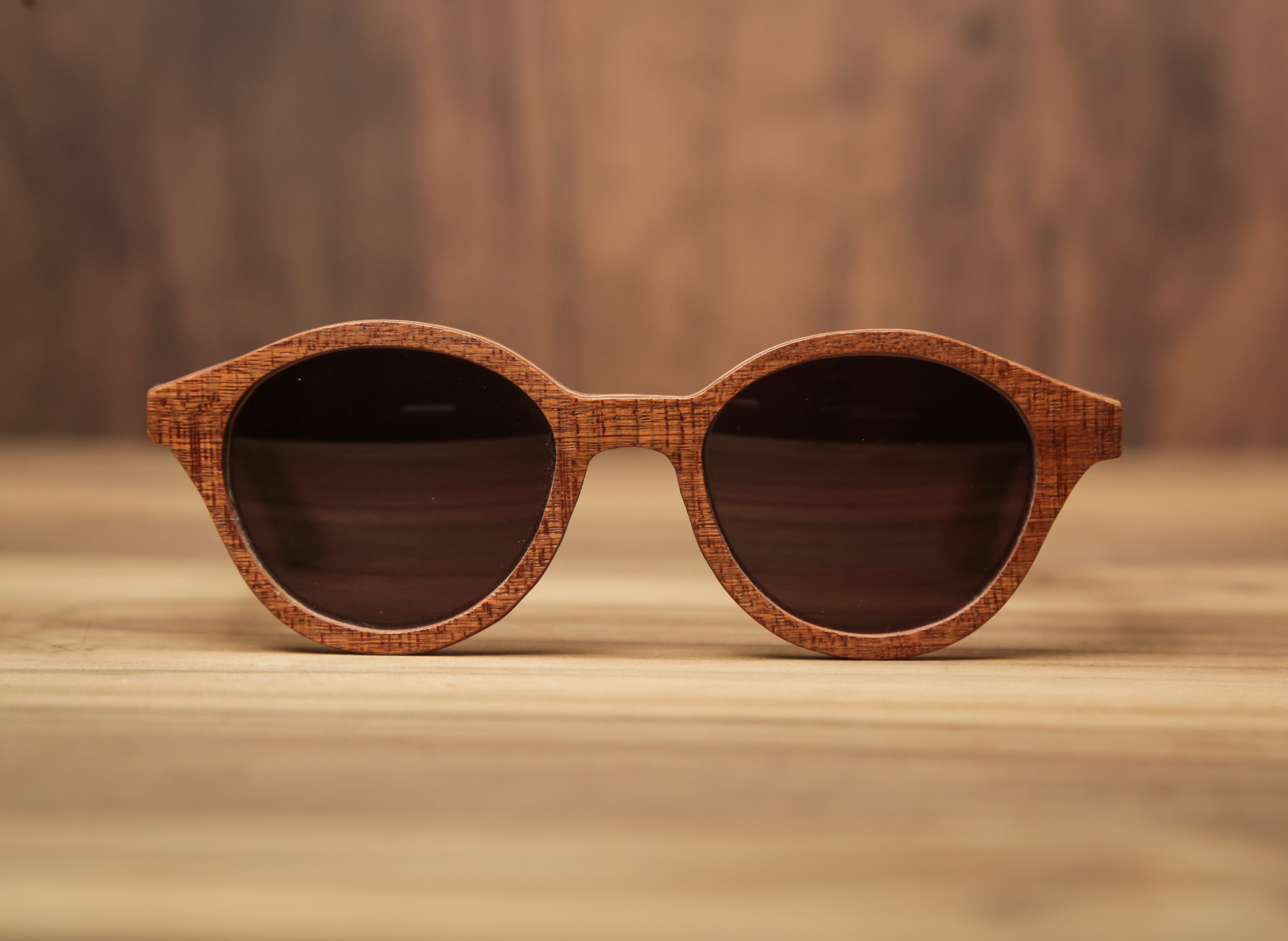 Cigar Sapeli | Wooden Sunglasses | Wood Prescription Frame | QQ frames