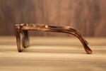 QQ Burnt Crypto  | Wooden Sunglasses | Wood Prescription Frame | Wooden Eyewear | Wood Specs | Wood Glasses | Wood Frame | Wood Spectacles