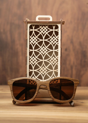 Handmade Polarized Wooden Sunglasses model GC5929