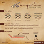 Cigar floral | Wooden Sunglasses | Wood Prescription Frame | QQ frames