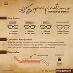 Moksha sapeli | Wooden Sunglasses | Wood Prescription Frame | QQ frames