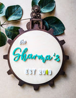Wheels - Qreative Qick Name board | Wooden Sign | Sign Boards